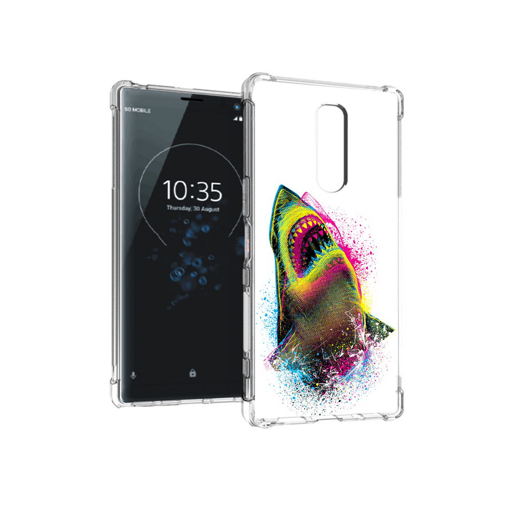 

Чехол MyPads Tocco для Sony Xperia 1 челюсти-2 (PT141276.244.674), Прозрачный, Tocco