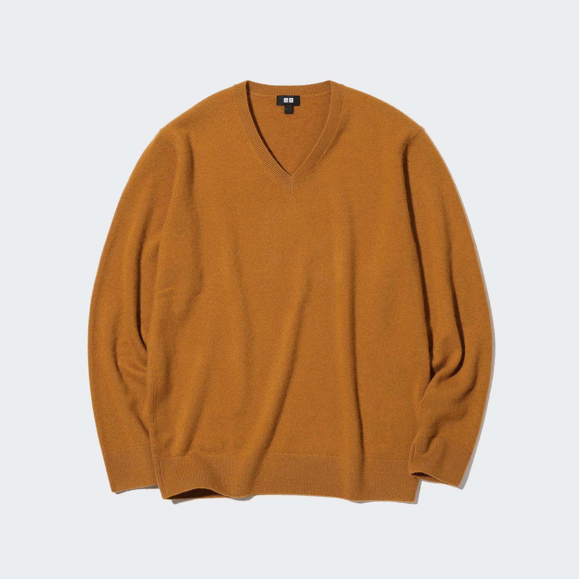 Пуловер мужской UNIQLO 451599COL49 желтый M (доставка из-за рубежа)