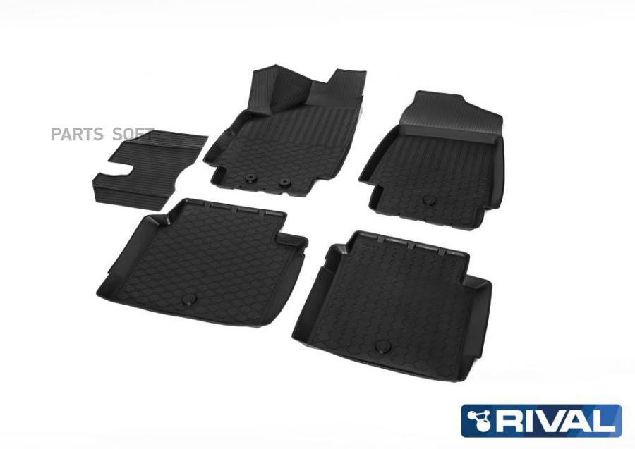 

Коврики салона lada (ваз) 2121 (4x4) черный полиуретан rival rival 16005004