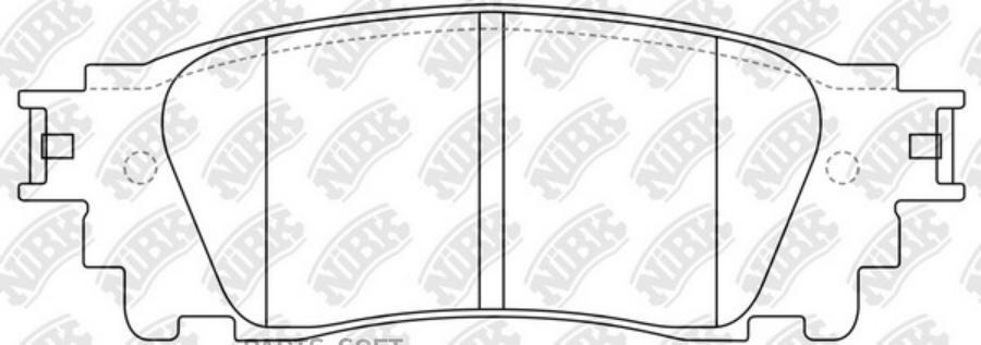 

Тормозные колодки NiBK задние PN1852