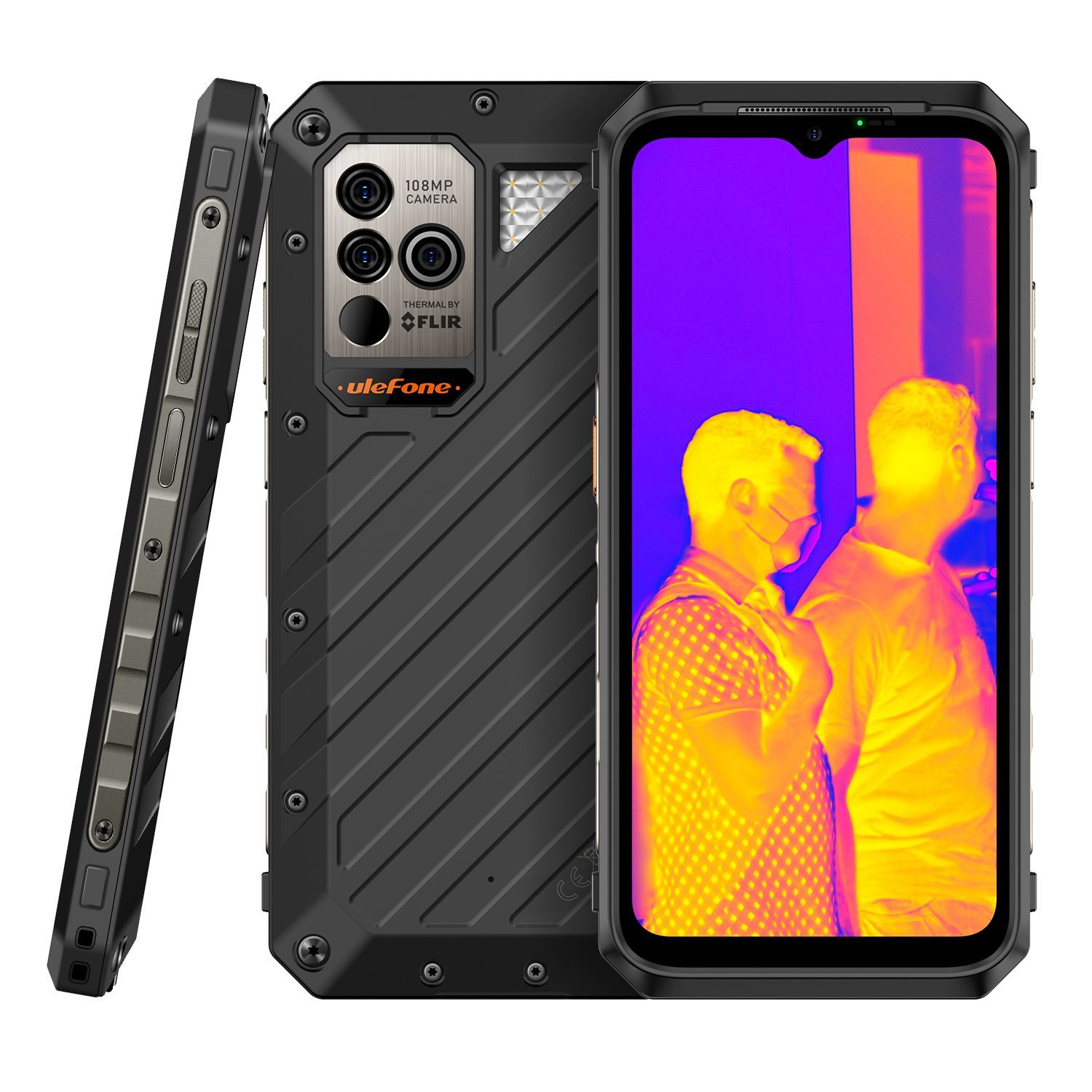 

Смартфон с тепловизором Ulefone Power Armor 19T, 12/256 Гб черный, Power Armor 19T