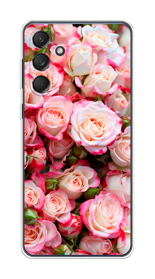 

Чехол на Samsung Galaxy M55 "Много роз", Розовый, 2109650-1