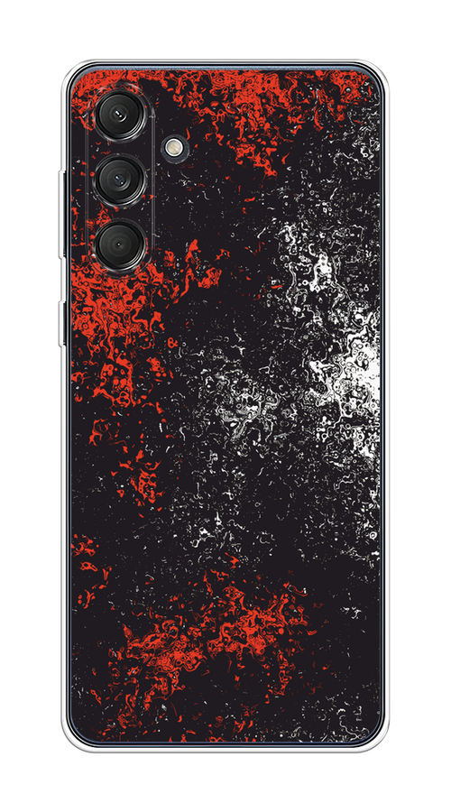 

Чехол на Samsung Galaxy M55 "Монотипия", Красный;черный;белый, 2109650-1