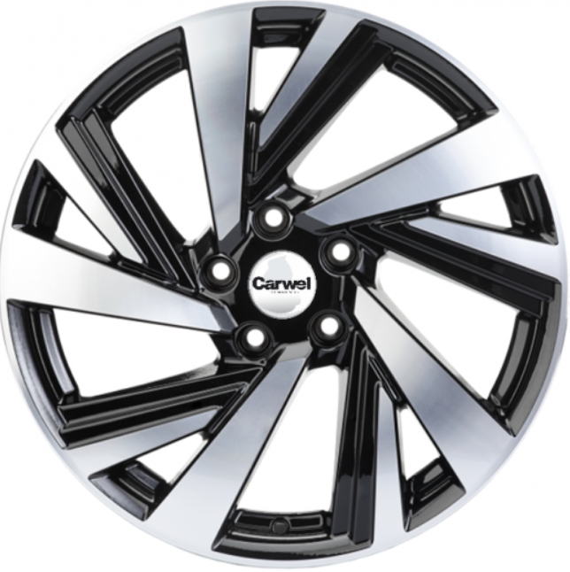 

Колесный диск R18 5x114,3 7,5J ET45 D66,1 Carwel Тишь 1801 (X-Trail) ABT, Черный