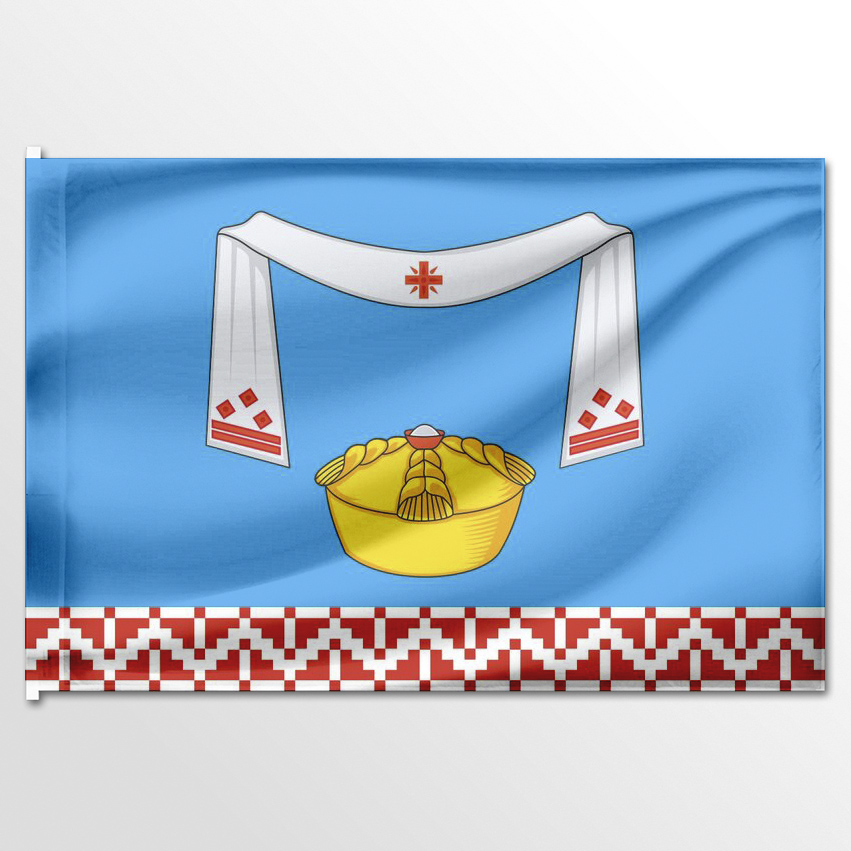 

Флаг ЦТП ФЕНИКС Покровского района 135x90 см, 2163-135x90