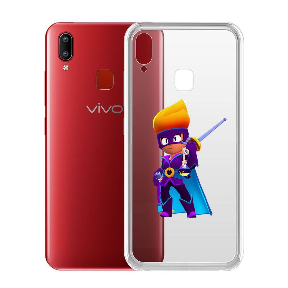 

Чехол-накладка Brawl Stars-Амбер де Ла Вега для Vivo Y91/Y91i/Y93/Y95, Прозрачный