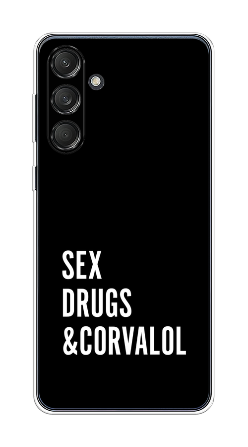 

Чехол на Samsung Galaxy M55 "Corvalol", Черный;серый;белый, 2109650-1