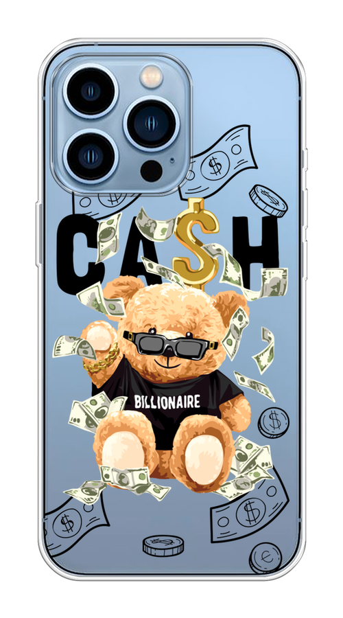 

Чехол на Apple iPhone 13 Pro "Big cash", Черный;серый;бежевый, 14350-1