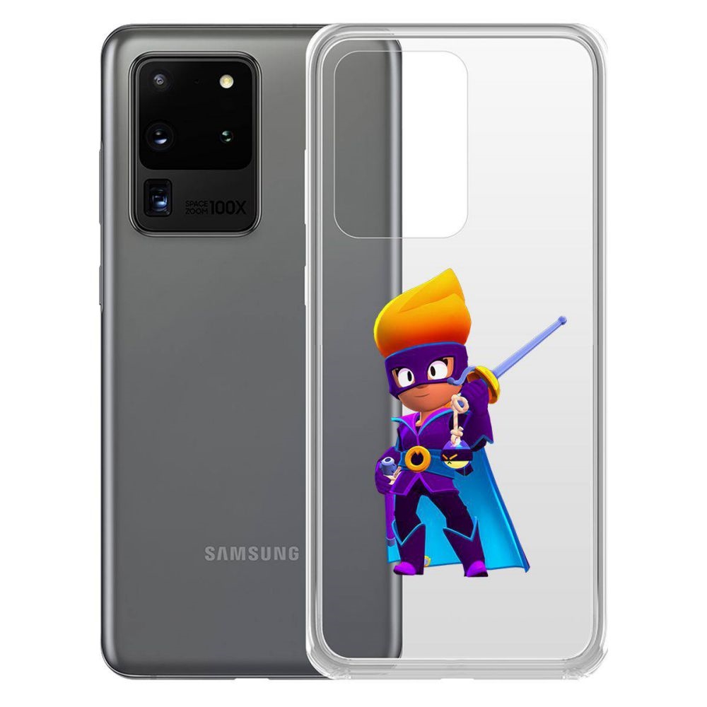 

Чехол-накладка Brawl Stars-Амбер де Ла Вега для Samsung Galaxy S20 Ultra (G988)