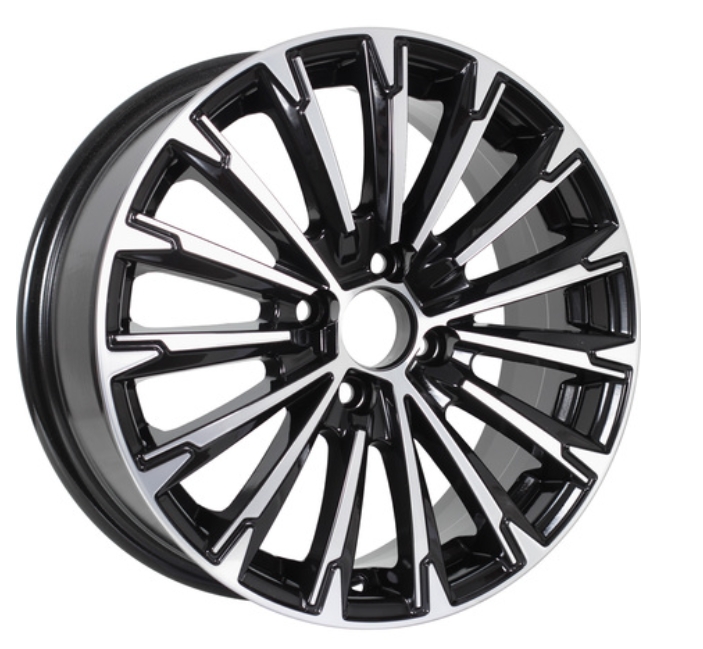 

Колесный диск KDW KD1610 R16x6.5 5x114.3 ET50 CB66.1 Black Front Polished, Черный