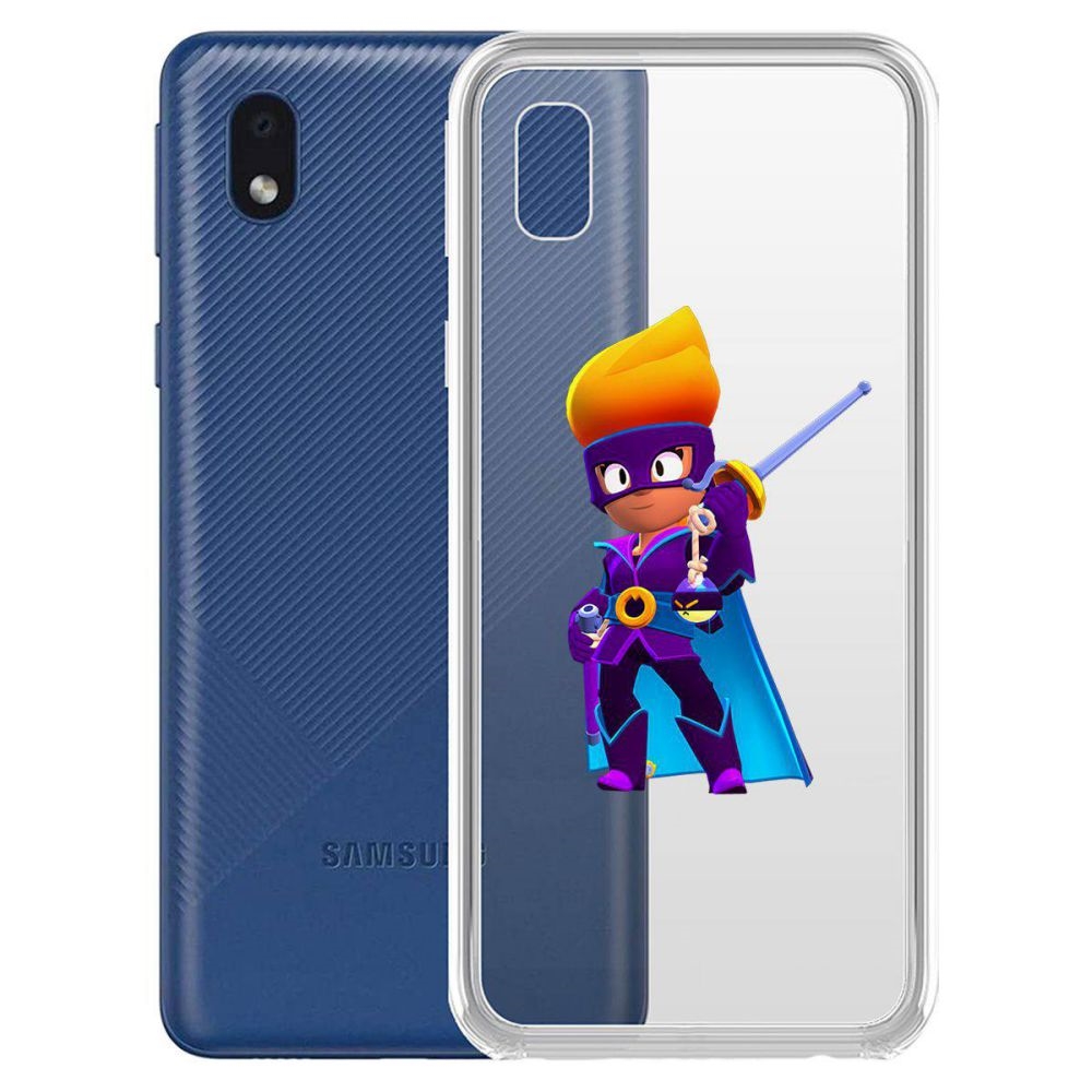 

Чехол-накладка Brawl Stars-Амбер де Ла Вега для Samsung Galaxy A01 Core (A013)
