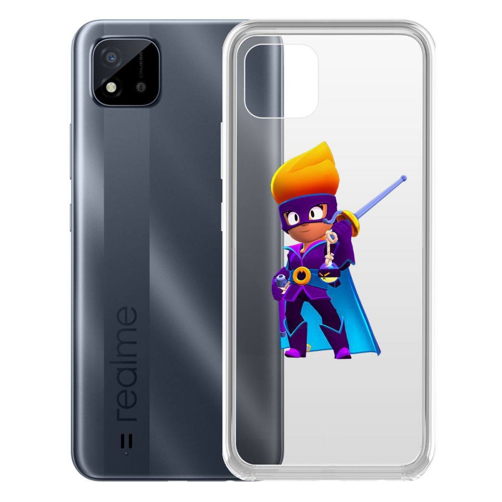 

Чехол-накладка Brawl Stars-Амбер де Ла Вега для Realme C11
