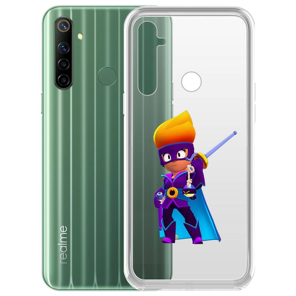 

Чехол-накладка Brawl Stars-Амбер де Ла Вега для Realme 6i
