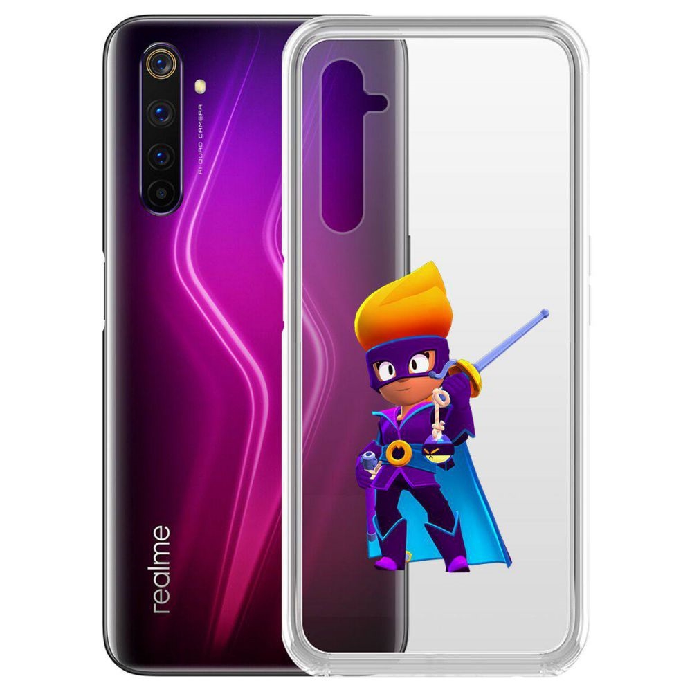 

Чехол-накладка Brawl Stars-Амбер де Ла Вега для Realme 6 Pro