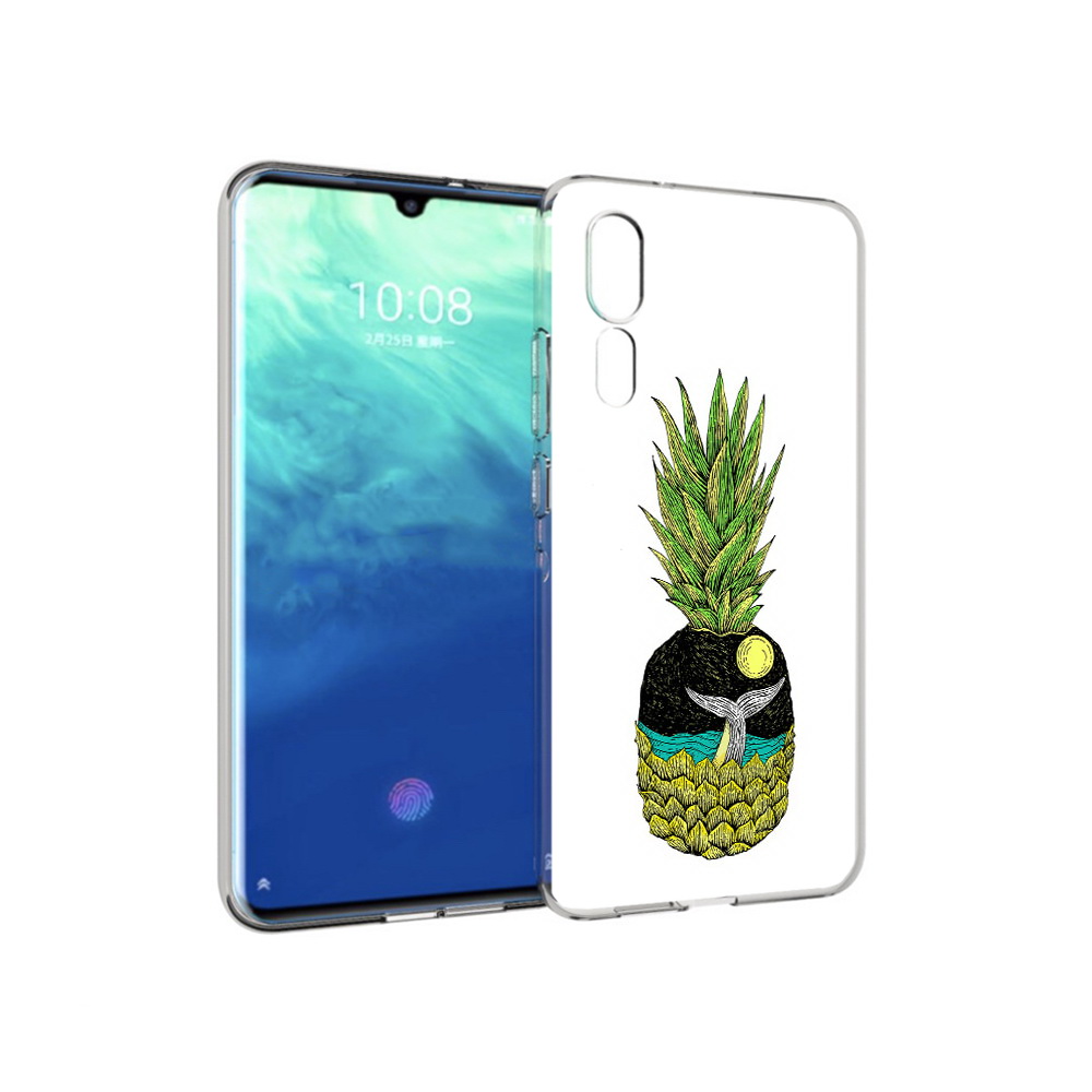 

Чехол MyPads Tocco для ZTE Axon 10 Pro ананас с китом (PT134302.444.220), Прозрачный, Tocco