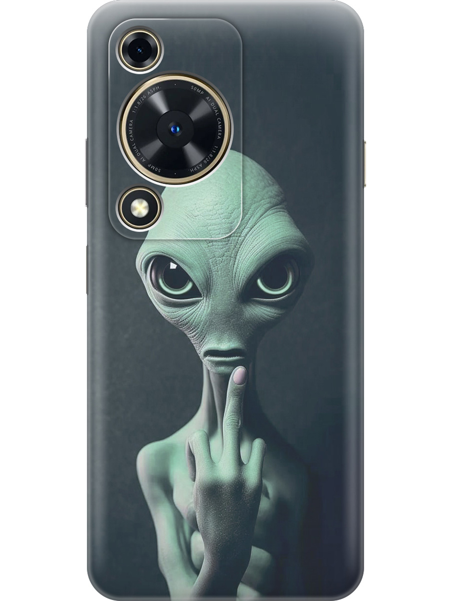 

Силиконовый чехол на Huawei nova Y72 с принтом "Инопланетянин", Прозрачный;зеленый;синий;черный, 785977813