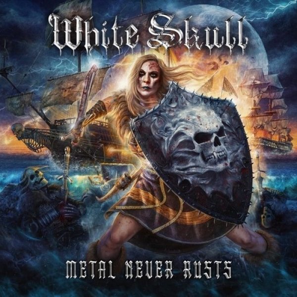 

White Skull Metal Never Rusts (Curacao Vinyl) (LP)
