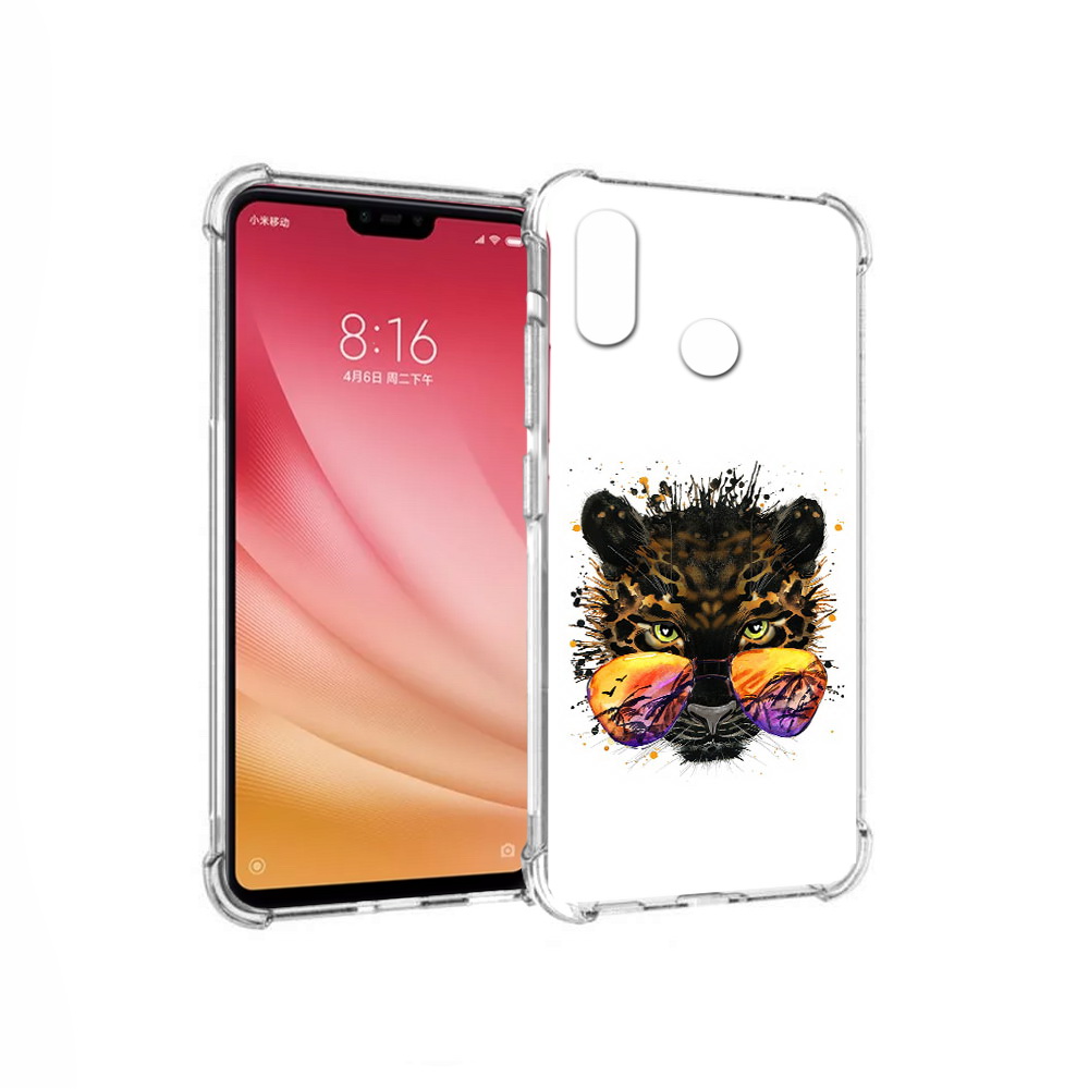 

Чехол MyPads Tocco для Xiaomi Mi 8 тропический леопард (PT110454.314.649), Прозрачный, Tocco