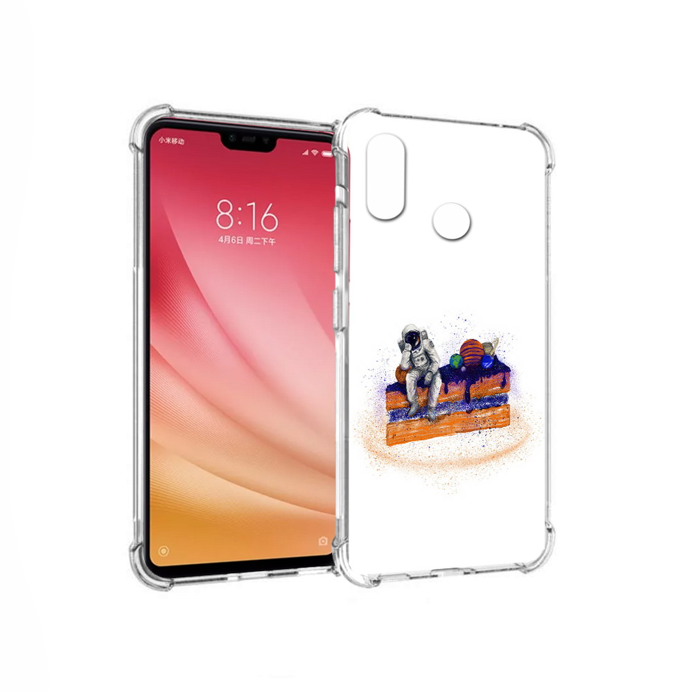 

Чехол MyPads Tocco для Xiaomi Mi 8 торт с планетами (PT110454.314.648), Прозрачный, Tocco
