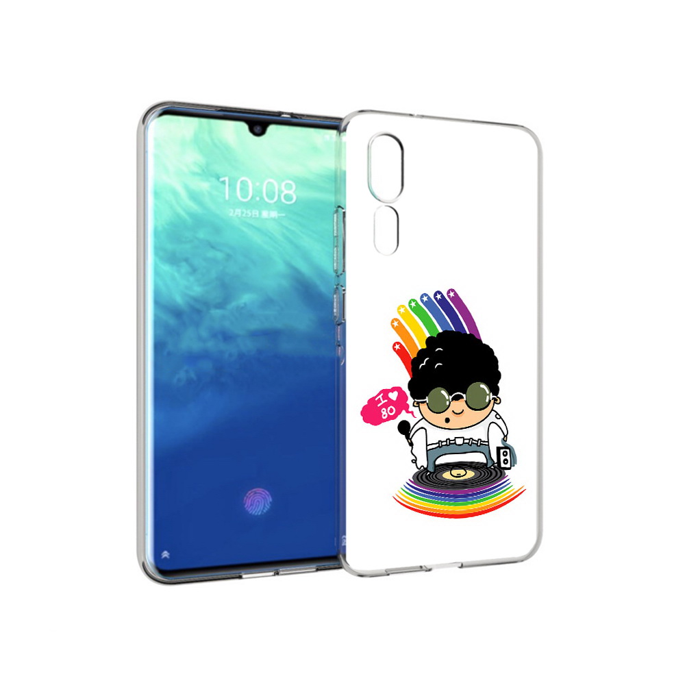 

Чехол MyPads Tocco для ZTE Axon 10 Pro Я люблю 80-е (PT134302.444.205), Прозрачный, Tocco
