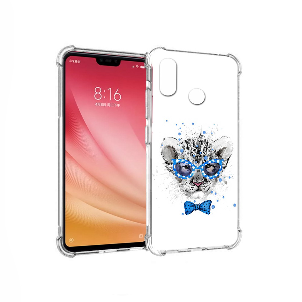 

Чехол MyPads Tocco для Xiaomi Mi 8 тигренок с бабочкой (PT110454.314.642), Прозрачный, Tocco