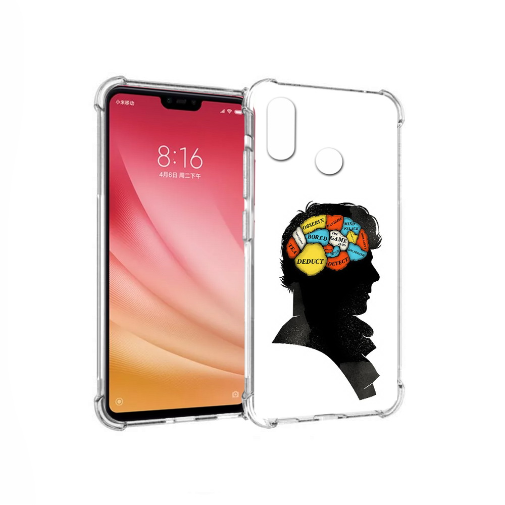 

Чехол MyPads Tocco для Xiaomi Mi 8 темный рисунок (PT110454.314.640), Прозрачный, Tocco