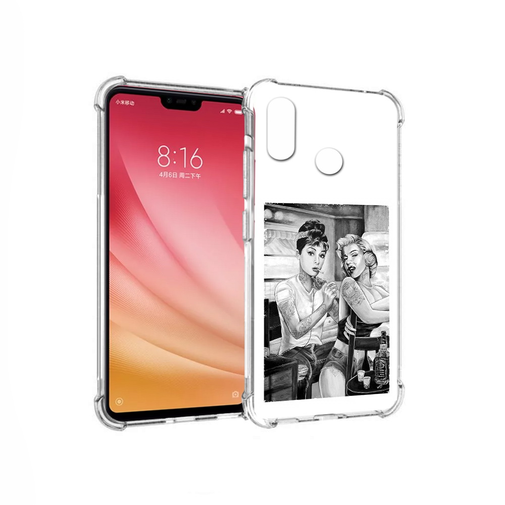 

Чехол MyPads Tocco для Xiaomi Mi 8 тату мастер (PT110454.314.637), Прозрачный, Tocco