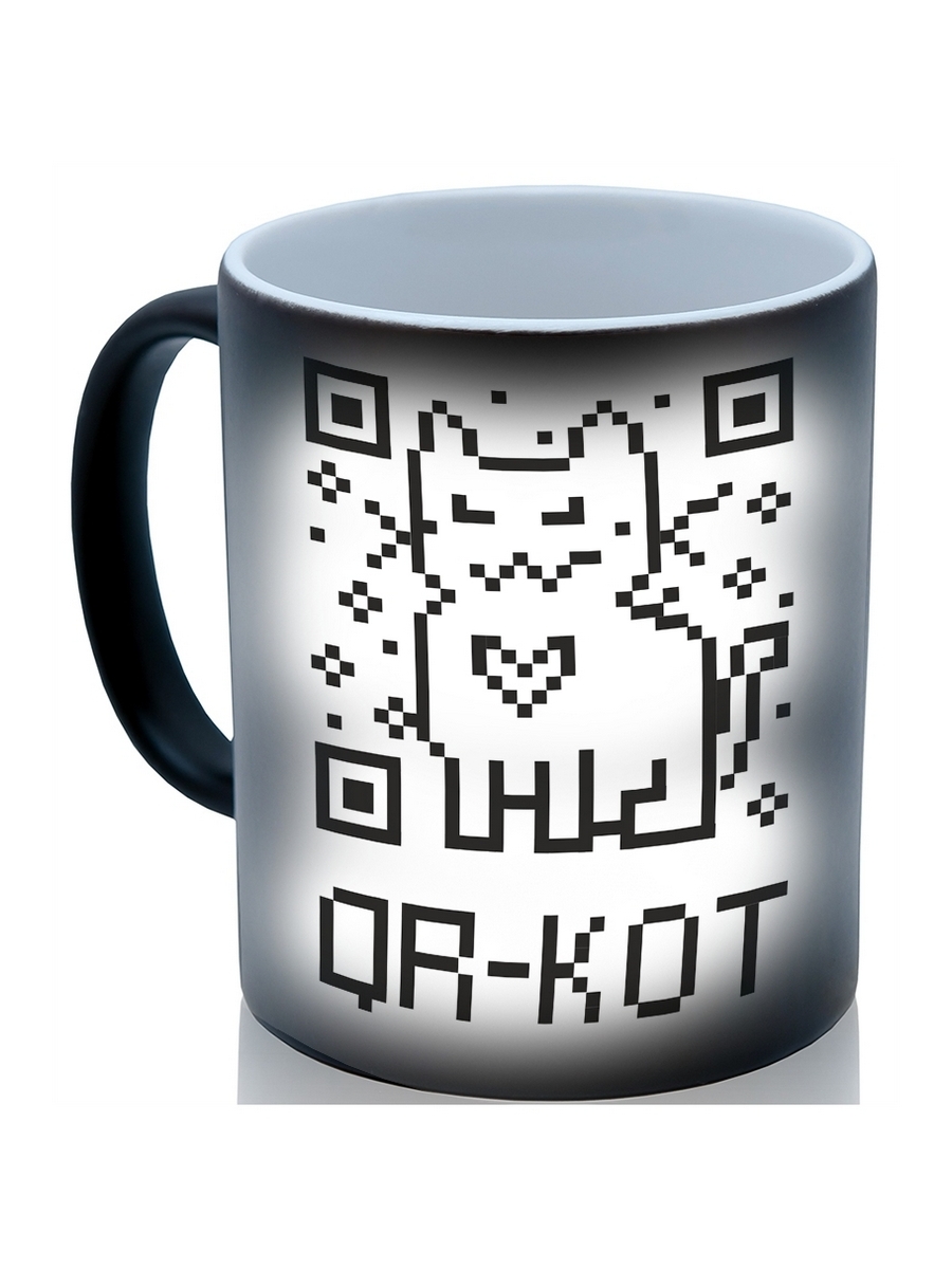 фото Кружка drabs qr кот