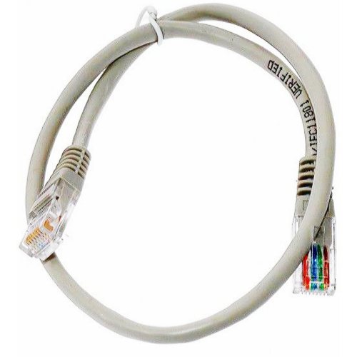 

Патч-корд UTP CAT5e 0.25 метра Cablexpert PP12-0.25M RJ-45 кабель - серый