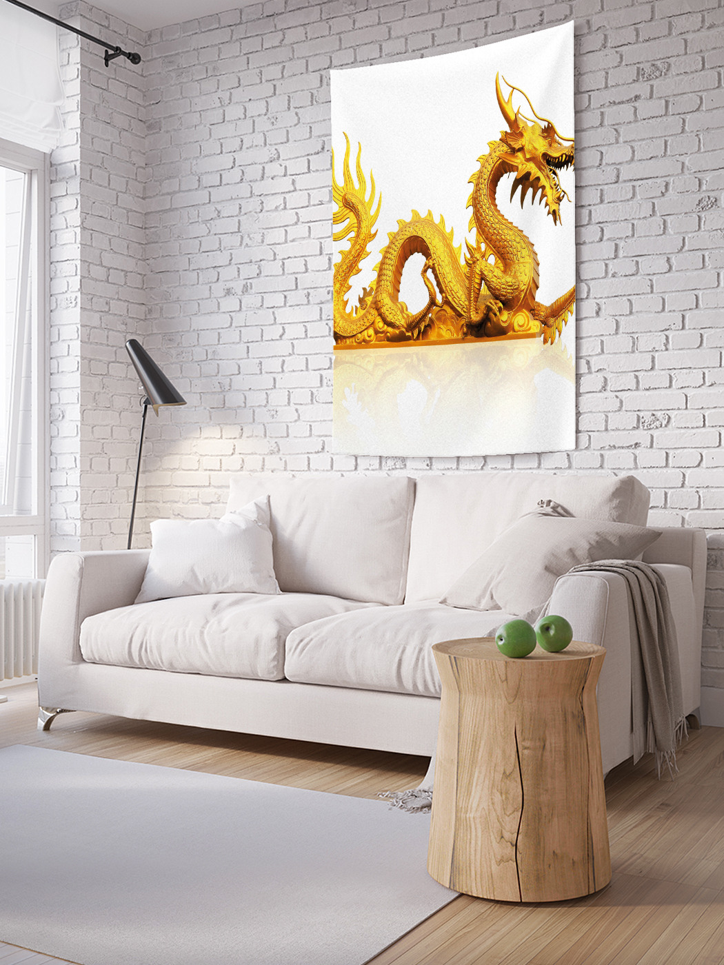 

Вертикальное фотопанно на стену JoyArty Китайский дракон 100x150 см, Китайский дракон