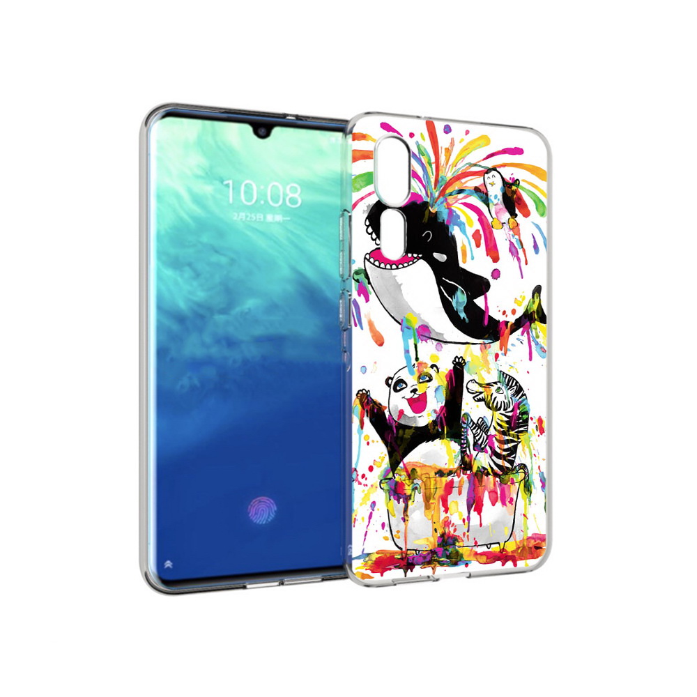

Чехол MyPads Tocco для ZTE Axon 10 Pro Хиппи кит (PT134302.444.191), Прозрачный, Tocco