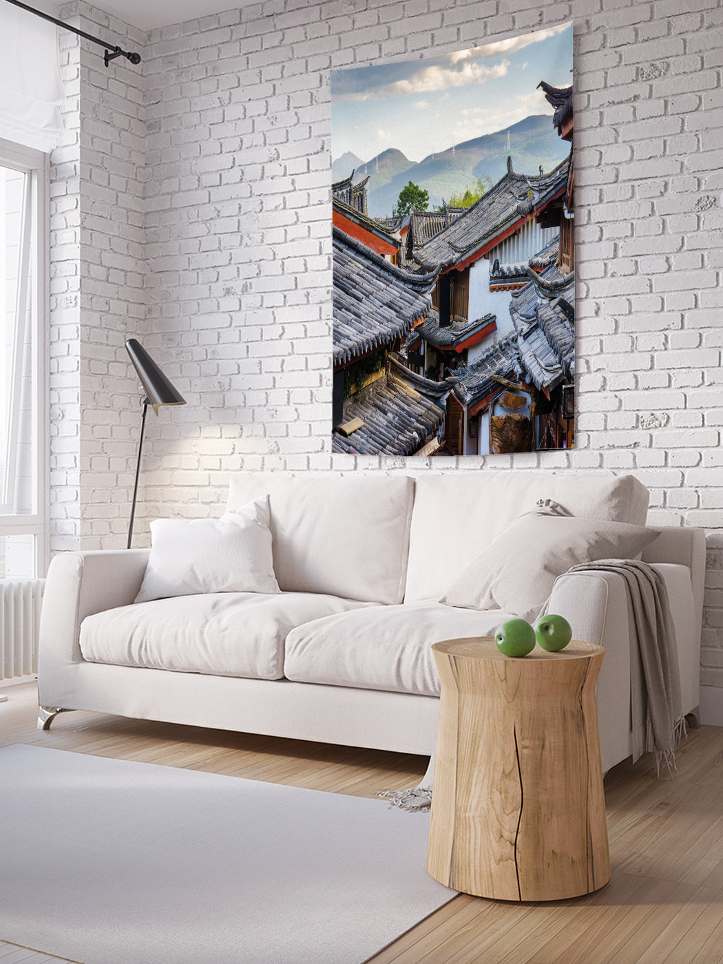 

Вертикальное фотопанно на стену JoyArty Крыши в Китае 100x150 см, Крыши в Китае
