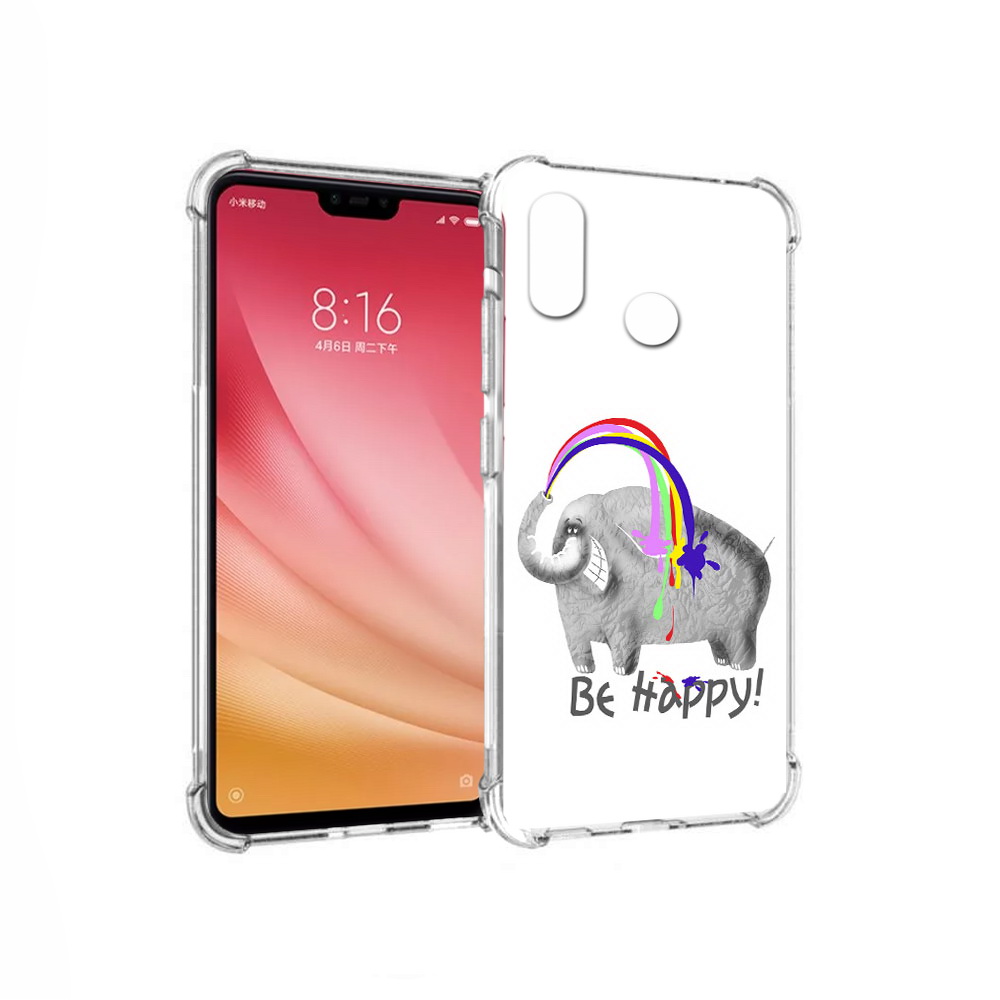 

Чехол MyPads Tocco для Xiaomi Mi 8 счастливый слон (PT110454.314.632), Прозрачный, Tocco