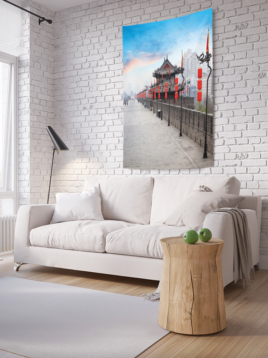 

Вертикальное фотопанно на стену JoyArty Китайский мост 100x150 см, Китайский мост