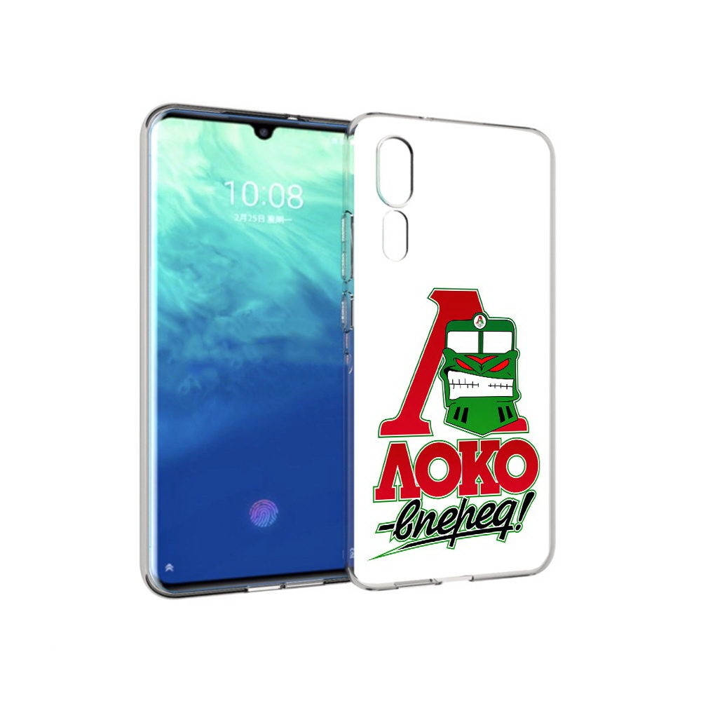 

Чехол MyPads Tocco для ZTE Axon 10 Pro ФК локо вперед (PT134302.444.181), Прозрачный, Tocco