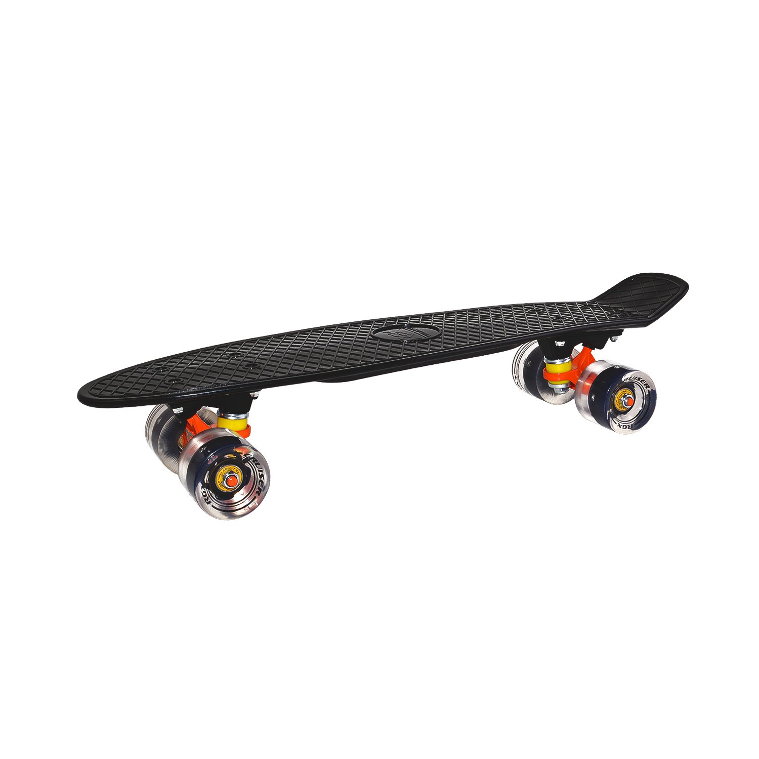 

Мини-круизер PNB-01GW (22") Black светящиеся колеса, Черный