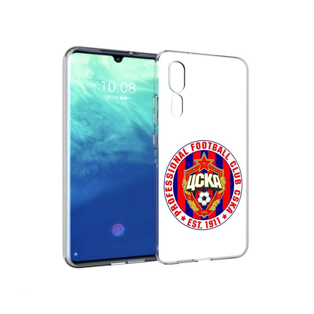 Чехол MyPads Tocco для ZTE Axon 10 Pro ФК ЦСК логотип (PT134302.444.178)