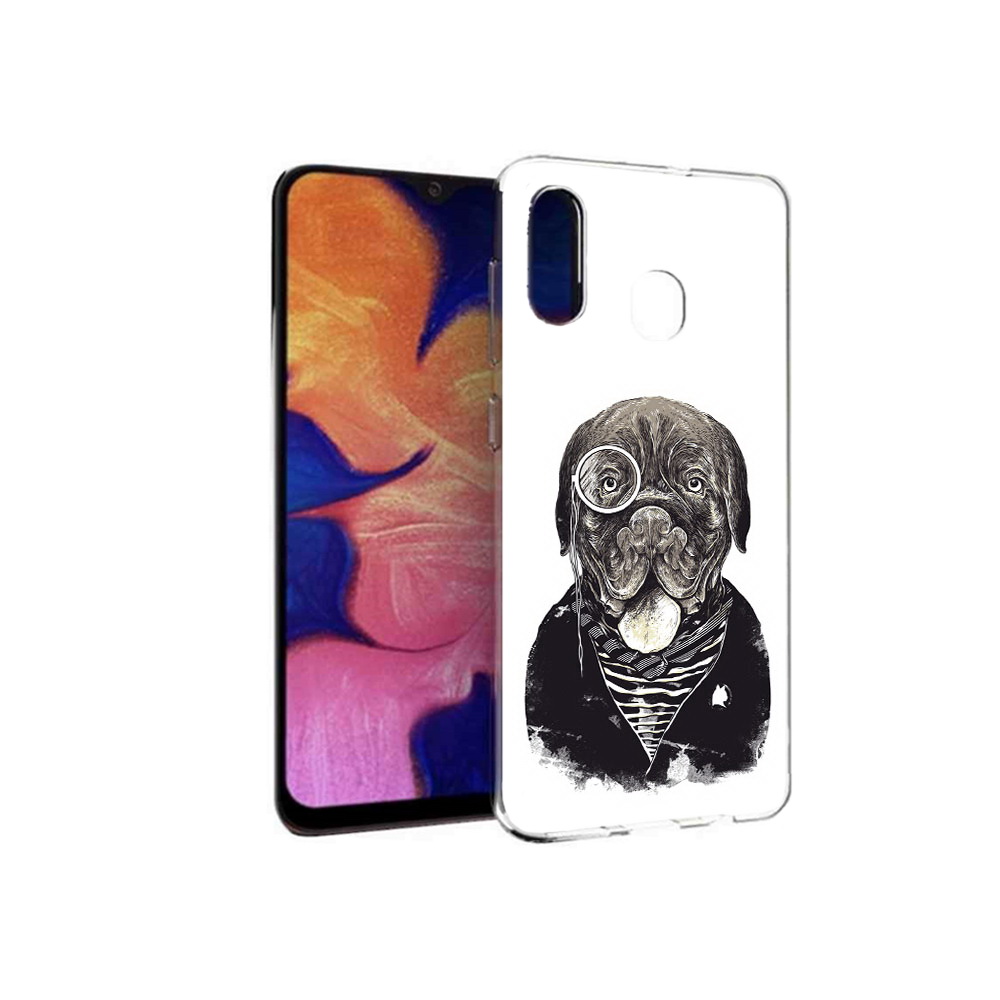 

Чехол MyPads Tocco для Samsung Galaxy A30 солидный песик (PT126700.499.615), Прозрачный, Tocco