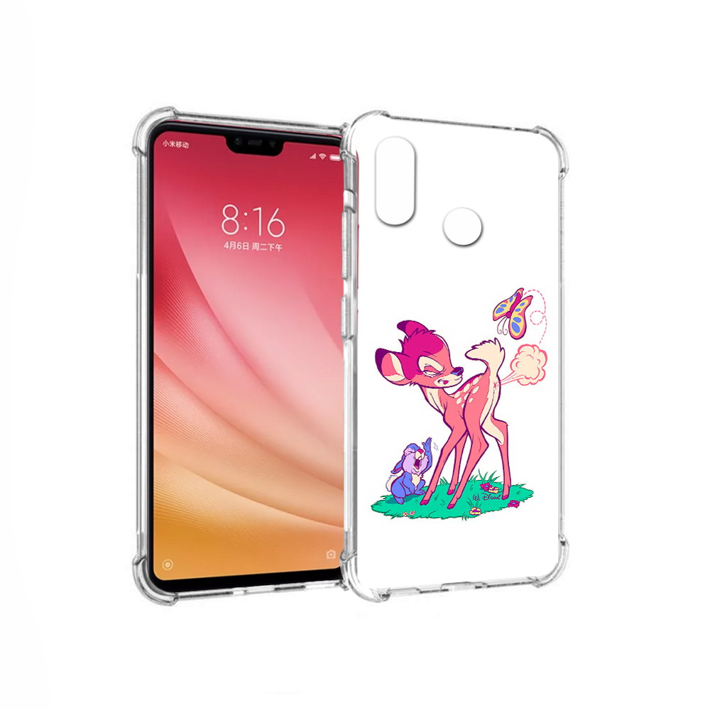 

Чехол MyPads Tocco для Xiaomi Mi 8 смешной олененок (PT110454.314.610), Прозрачный, Tocco
