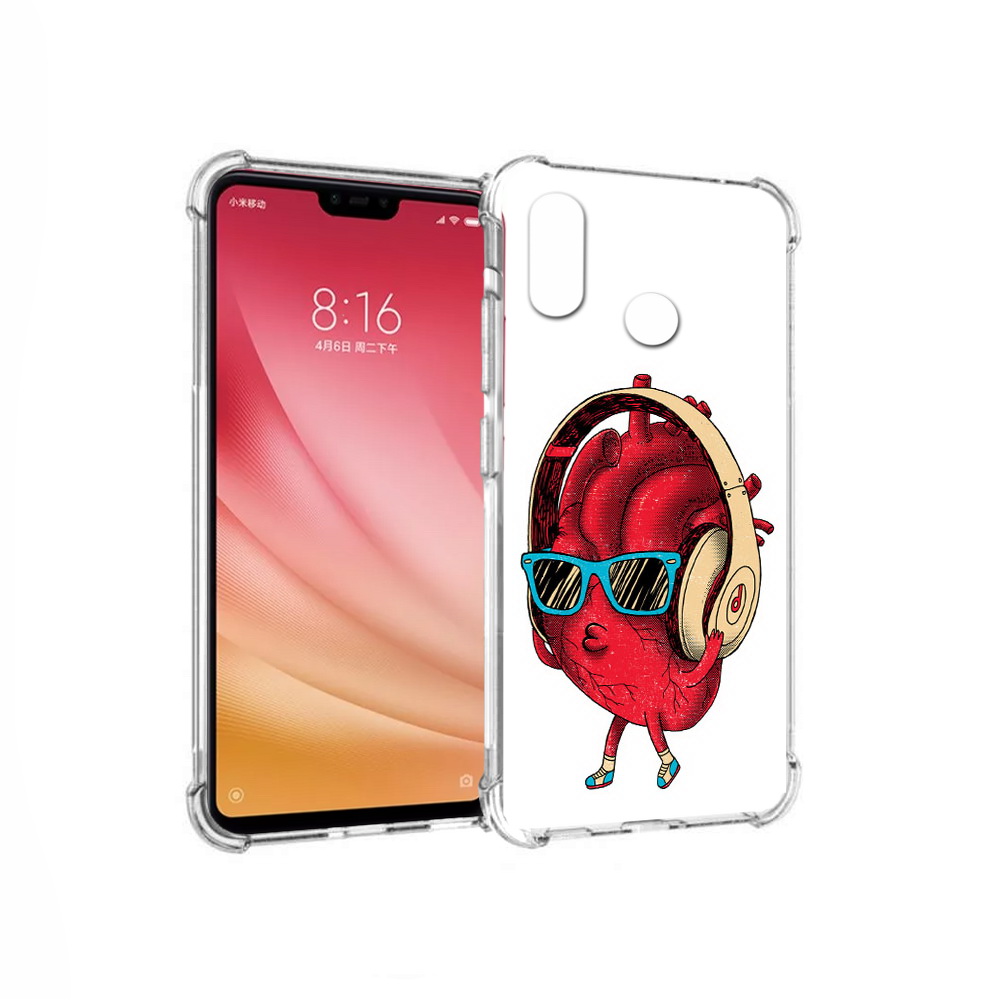 

Чехол MyPads Tocco для Xiaomi Mi 8 слушай сердце (PT110454.314.609), Прозрачный, Tocco