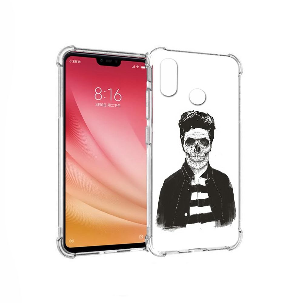 

Чехол MyPads Tocco для Xiaomi Mi 8 скелет (PT110454.314.604), Прозрачный, Tocco