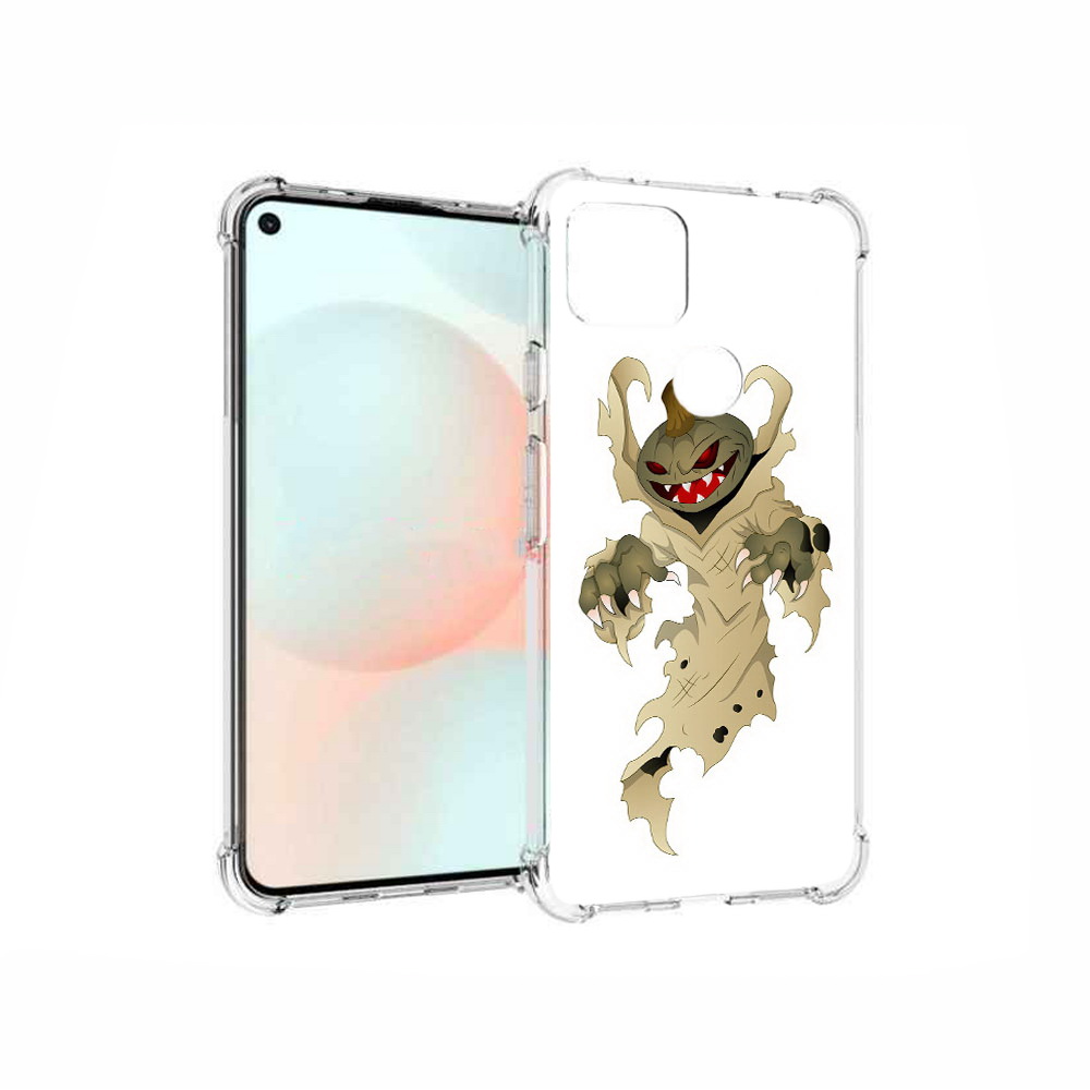 

Чехол MyPads Tocco для Google Pixel 5A призрак хэллоуина, Прозрачный, Tocco
