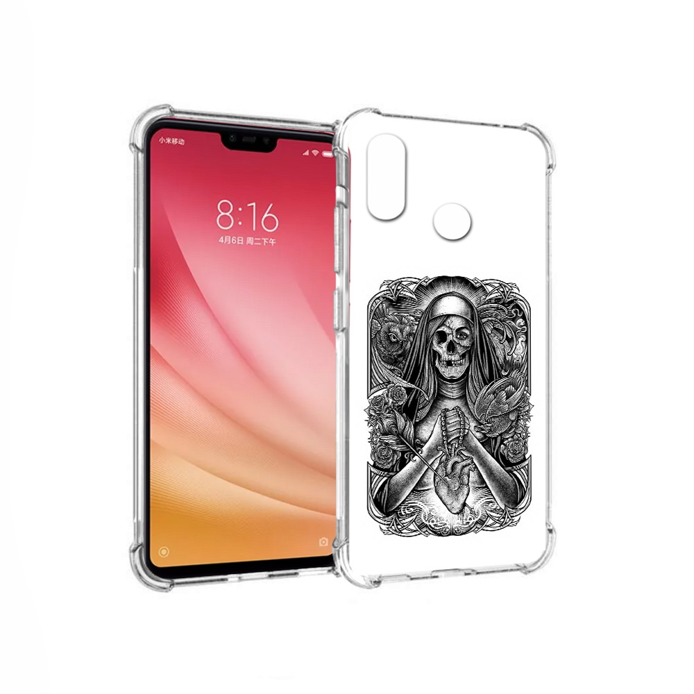 

Чехол MyPads Tocco для Xiaomi Mi 8 скелет с сердцем (PT110454.314.603), Прозрачный, Tocco