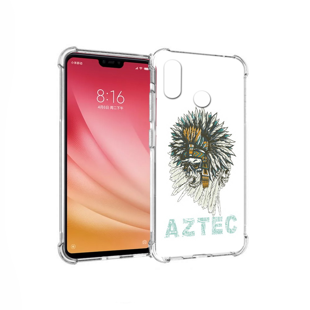 

Чехол MyPads Tocco для Xiaomi Mi 8 скелет индеец (PT110454.314.602), Прозрачный, Tocco