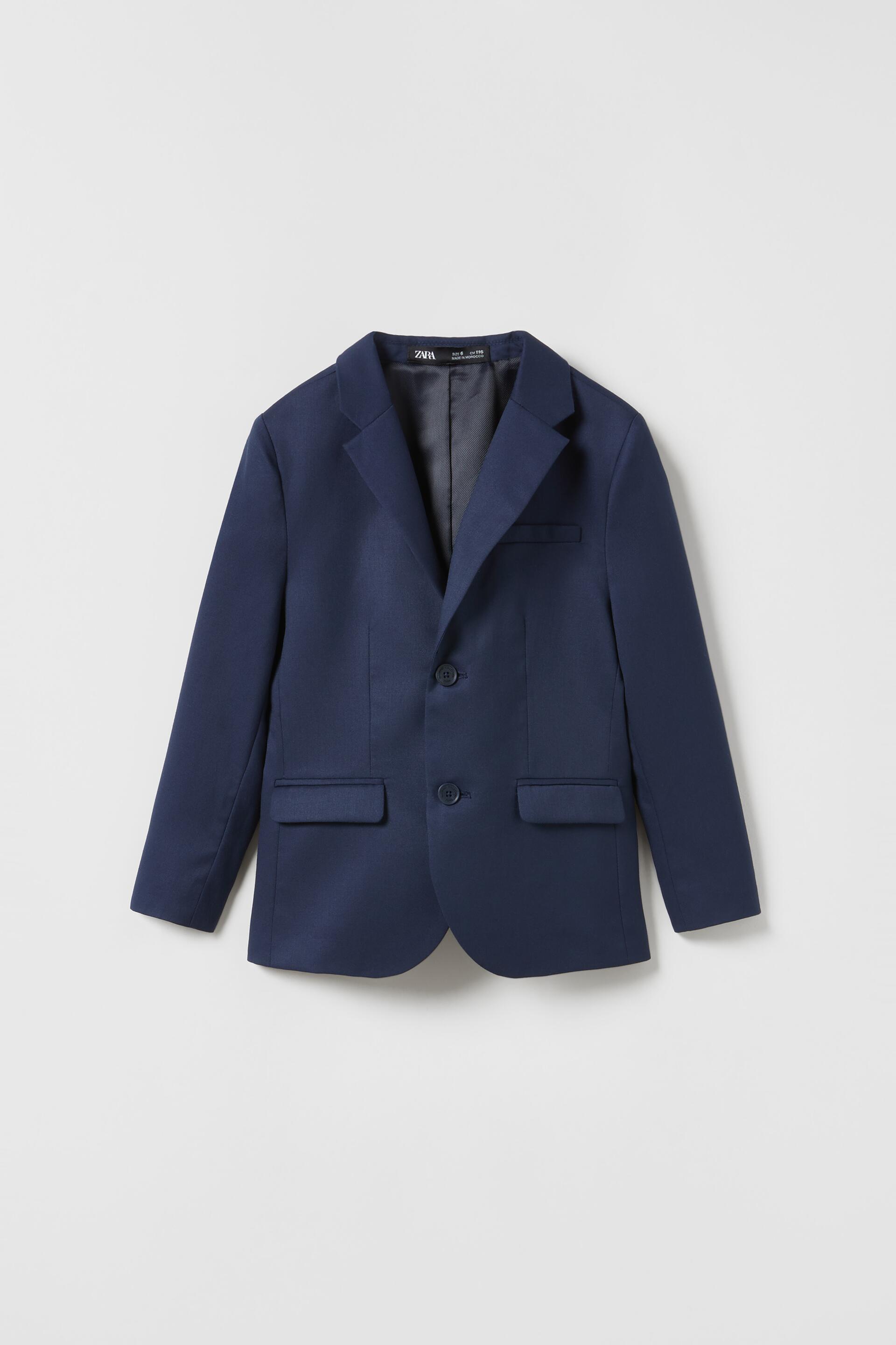 

Пиджак детский ZARA 0624501740108, военно-морской, 128 (товар из-за рубежа), 06245017401