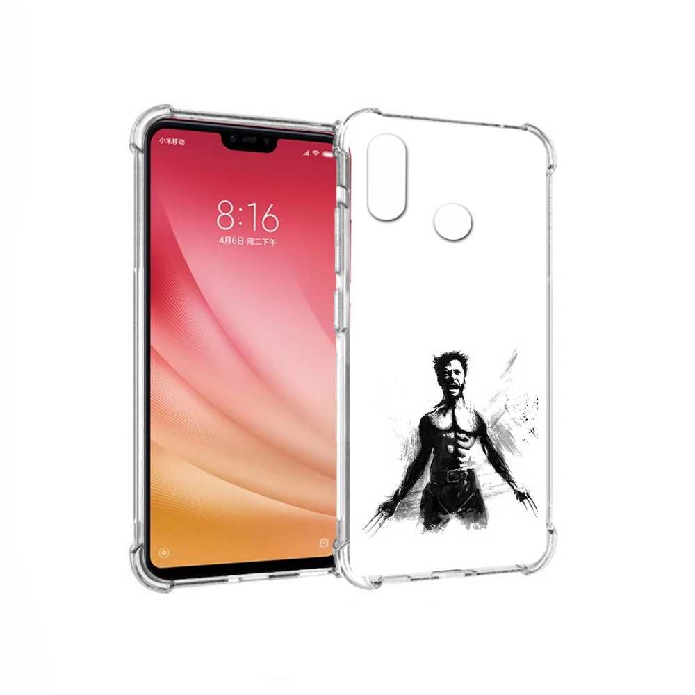 

Чехол MyPads Tocco для Xiaomi Mi 8 росомаха (PT110454.314.587), Прозрачный, Tocco