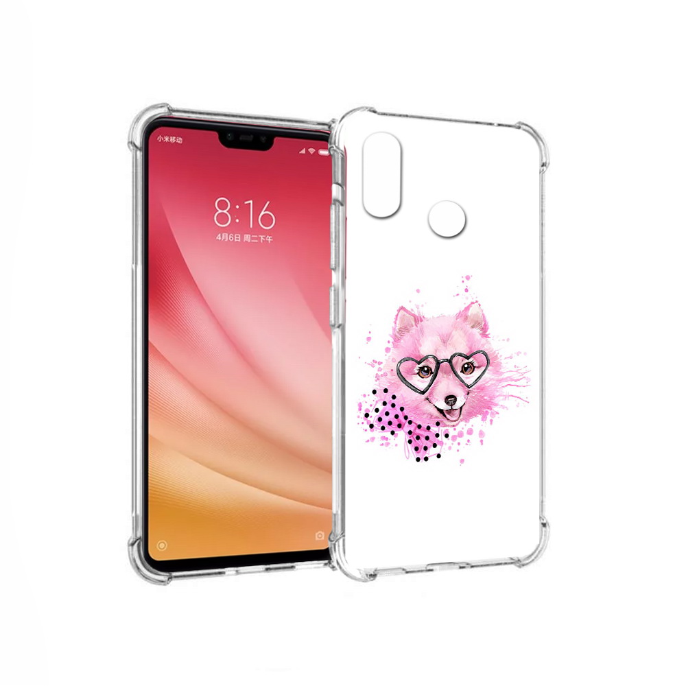 

Чехол MyPads Tocco для Xiaomi Mi 8 розовый волченок (PT110454.314.585), Прозрачный, Tocco