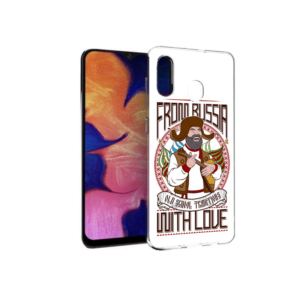 Чехол MyPads Tocco для Samsung Galaxy A30 русский мужчина (PT126700.499.590)