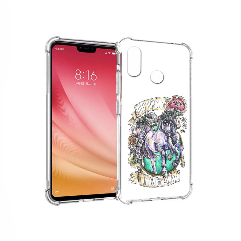 

Чехол MyPads Tocco для Xiaomi Mi 8 рисунок коней в цветах (PT110454.314.582), Прозрачный, Tocco