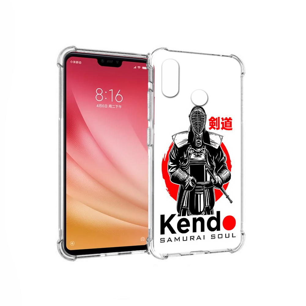

Чехол MyPads Tocco для Xiaomi Mi 8 рисованый самурай (PT110454.314.581), Прозрачный, Tocco